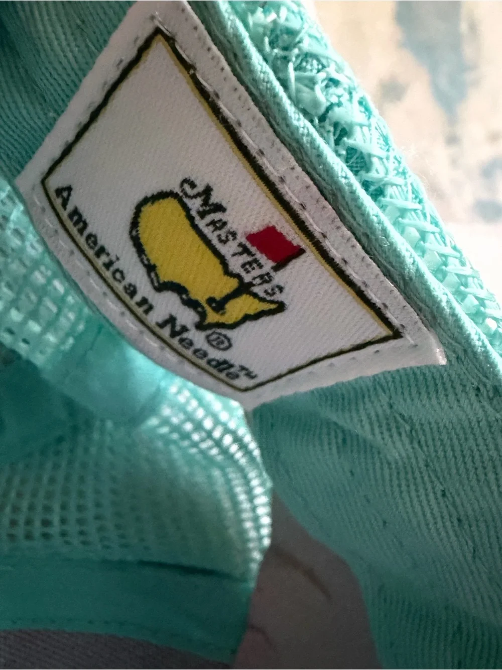 American Needle Mint Green & Gray Masters Golf Tournament Trucker Hat Adjustable